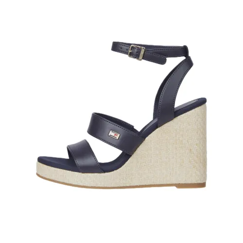 Tommy Hilfiger Wedge one Ремень Сандалии Синий Женские