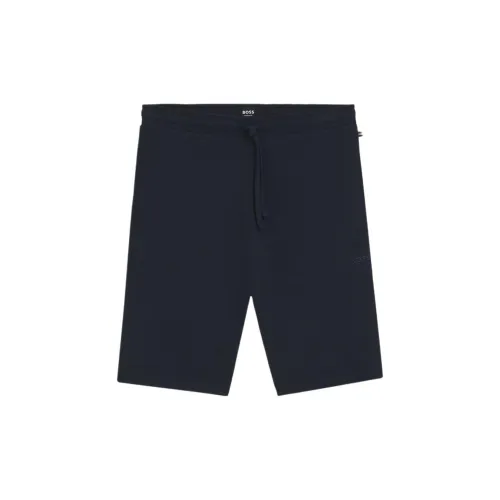 Hugo Boss Темно-синие мужские пижамные штаны
