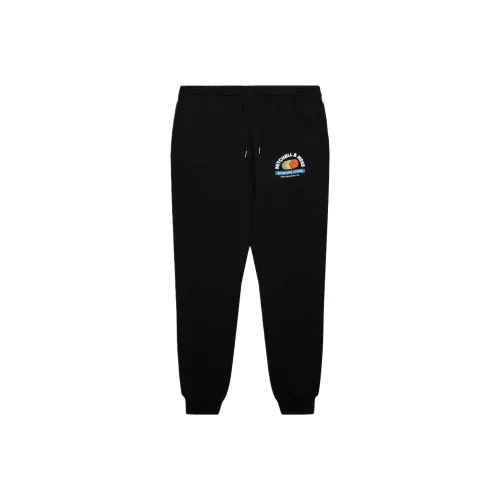 Mitchell Ness Черные Мужские Вязаные Тренировочные Штаны