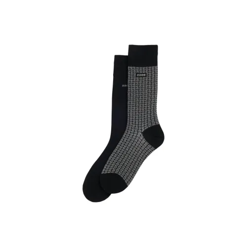 Hugo Boss Черные Мужские Носки до икры MID
