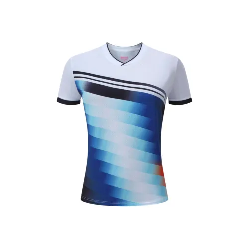 KPADB Синий с Белым Lettering Унисекс Бадминтонные Джерси