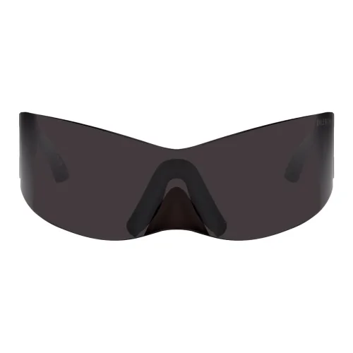 Balenciaga Нейлон Нерегулярная форма Солнцезащитные очки Мужской Черный