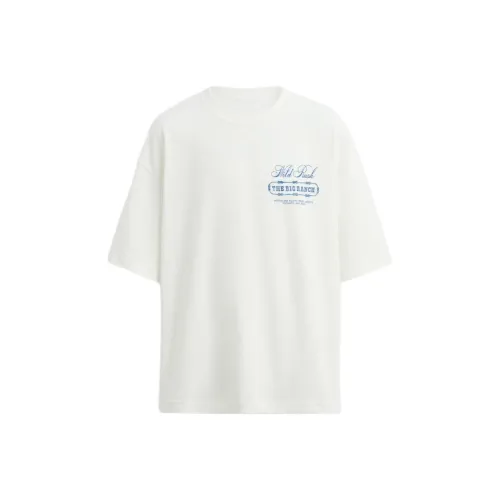 ZARA Морозный Белый Мужские T-Рубашки