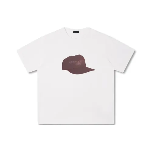 Menblero Белая Унисекс Футболка