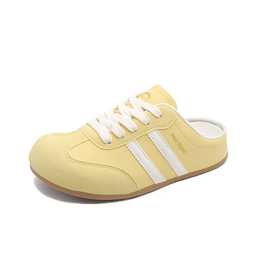 PAUL FRANK Износостойкие противоскользящие домашние тапочки для женщин желтые