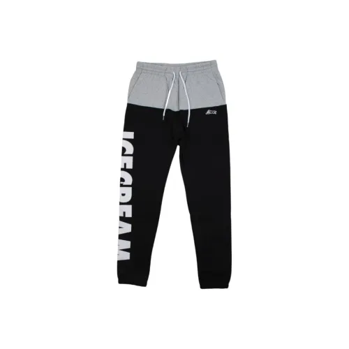 ICECREAM Вязаные тренировочные брюки мужские черные