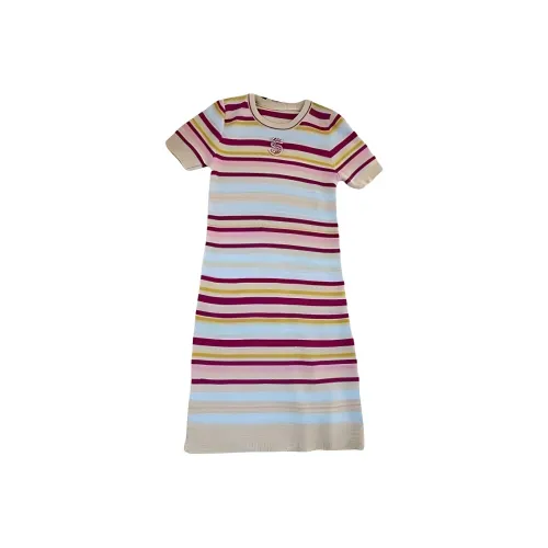 XIAOJUCHUANLI Короткий рукав Платье Женское