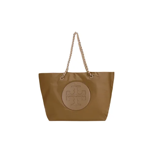 TORY BURCH Ella Переработанный Нейлон Тоут Сумка Сумка для покупок Сумка Сумка через плечо Женская Красновато-коричневый