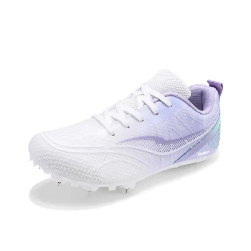 Bake Slip-resistant Abrasion-resistant Lightweight Low-Top Sprint Track Field Competition Running Shoes Women's Bake Противоскользящий Устойчивый к износу Легкий Низкий Топ Спринт Track Field Соревновательный Беговые Кроссовки Женские