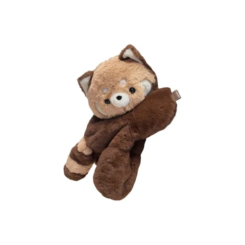 WXRX Плюшевый рюкзак женский коричневый