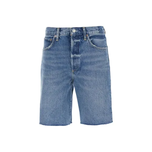 AGOLDE Джинсовые шорты Женские Blue