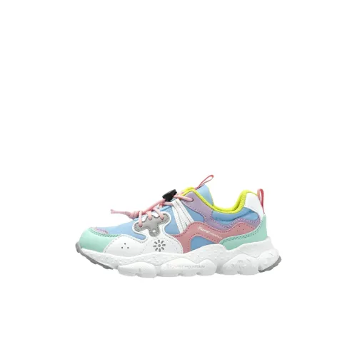 FLOWER MOUNTAIN Yamano 3 Устойчивый к истиранию Низкий Топ Детские Лайфстайл Обувь Белый Синий Бирюзовый