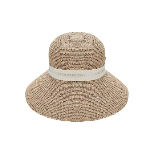 Helen Kaminski Район Нейлон Эластан Органический хлопок Шапки и Кепки Унисекс Коричневый