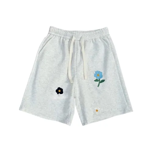 HSWLD Бело-серый вереск Унисекс Повседневные шорты