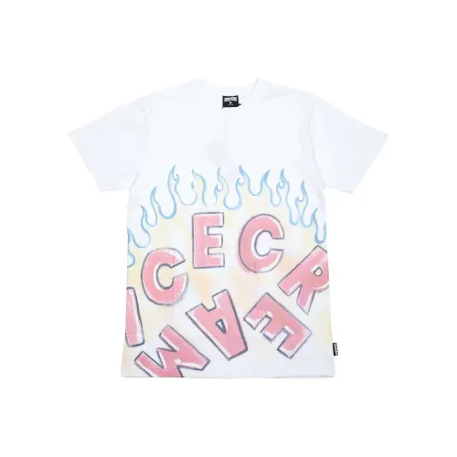 Мороженое Белый Мужская T-рубашка