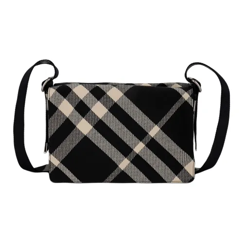 Burberry Trench Полиэстер Сумка через плечо Мужская Черный Калико