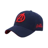 Темно-синий, красный, вышивка