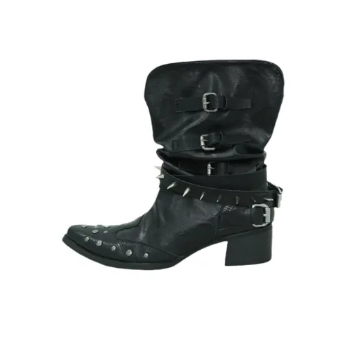 Ботильоны Mooreyu Atelier 5 см женские черные