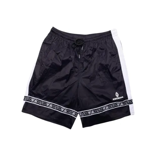 ICECREAM Повседневные шорты Мужские Черные