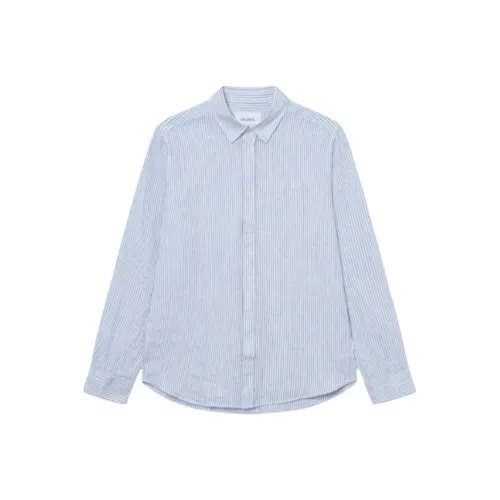 LES DEUX Светло-голубые Мужские Рубашки