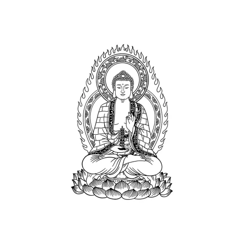 LIEJI Бодхи Капля росы Травяной Наклейка для Татуировки