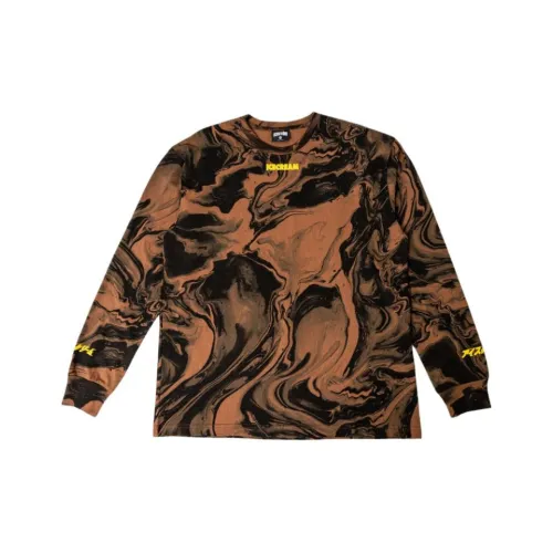 Мороженое, коричневый, мужские, футболки