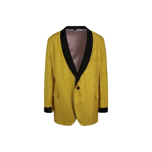 GUCCI Бизнес-костюм мужской жёлтый