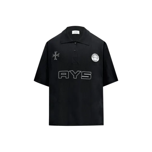 Askyurself Черное унисекс-поло