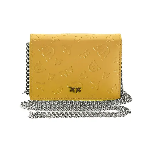 PINKO Bird Сумка Swallow Сумка Кошелек Сумка через плечо Мини Женские Желтый