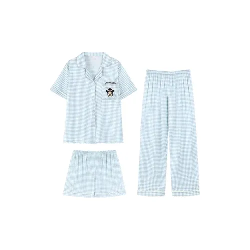 QIAOYUN Пингвин Женские Пижамные Комплекты