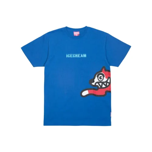 Мороженое Синий Мужской T-Рубашки