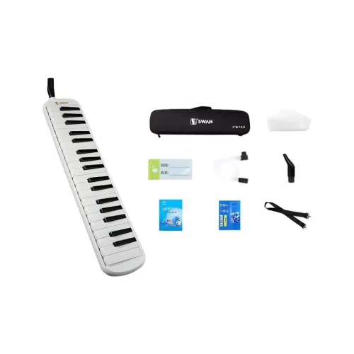 Лебединый белый внешний вид профессиональный аккордеон с 37 клавишами