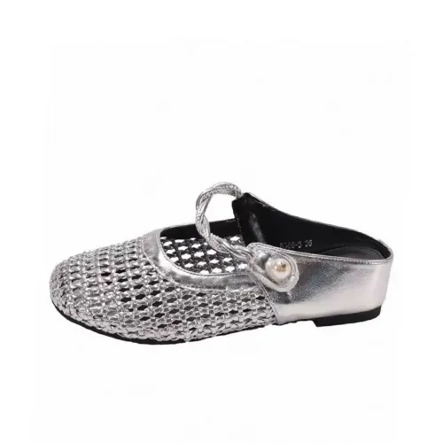 MADALLO Резиновая подошва вырезанные ткани вязаные устойчивые к запахам устойчивые к истиранию противоскользящие домашние тапочки женские