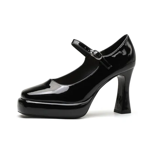 YAFEI XUANYU Грубый каблук Высокие каблуки 9 см Женские