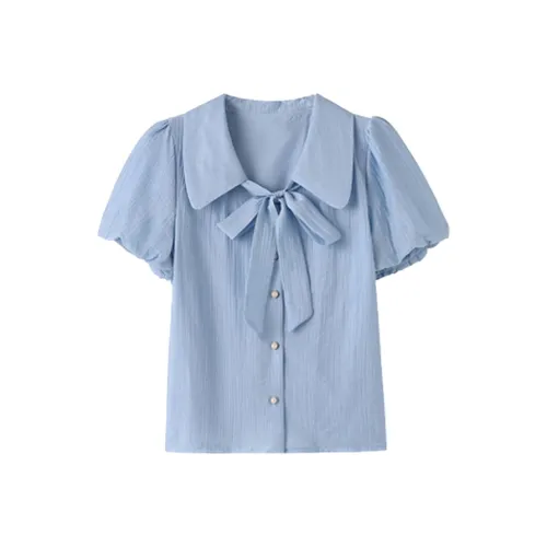 SYEEE WITH U Буф-рукав Т-рубашка Женская