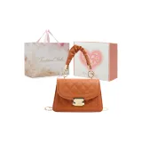 Коричневый - Сумка для покупок, коробка