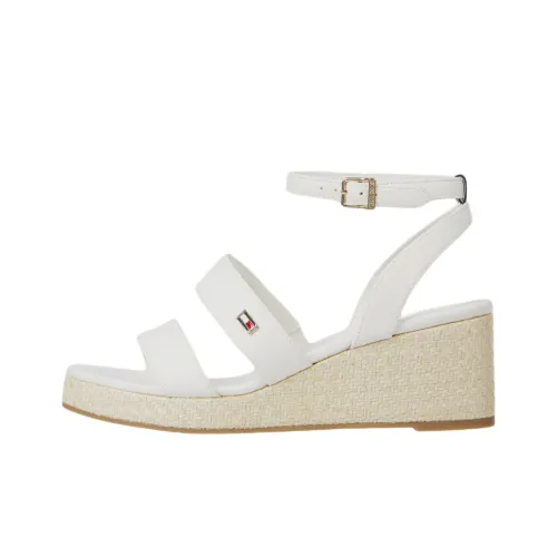 Tommy Hilfiger Wedge one Ремень Сандалии Белые Женские