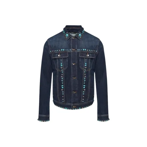 Dolce Gabbana Denim Jacket Men's Blue