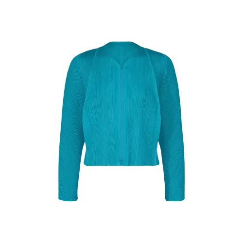 PLEATS PLEASE ISSEY MIYAKE Куртки и Пальто Женские Ярко-Синий