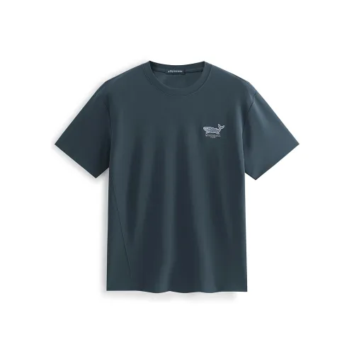 PEACEBIRD MEN Тяжелый Вышивка Мужская Повседневная Обувь T Рубашка Мужская