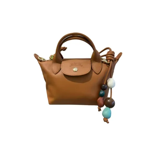 LONGCHAMP Le Pliage Xtra Коровья кожа Одно плечо Сумка Мини Женская Орех кешью Коричневый
