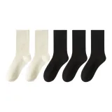 5 пар (2 молочно-белых + 3 черных)