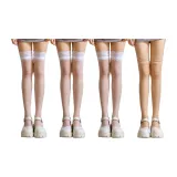 Белый 3 шт + Кожа 1 пара