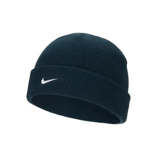 Nike Полиэстер Шапки-бини Унисекс Морской Синий