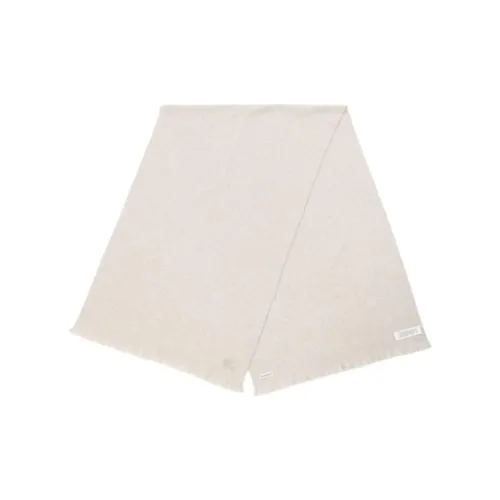 Burberry Кашемир Шелк Вязаные Шарфы Женские Белые