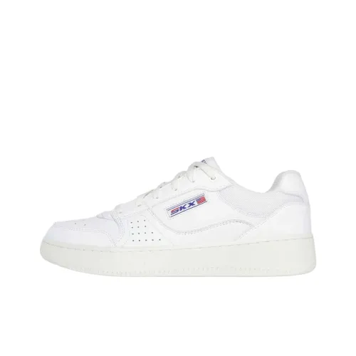 Skechers Sport Court 2,0 Low Топ Скейтборд Кроссовки Мужские Белые