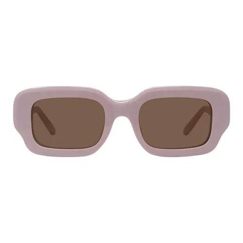 LOEWE Пластиковая оправа прямоугольные солнцезащитные очки унисекс розовый