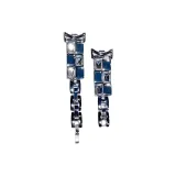 Серебряный, окружность запястья 12-16 см.