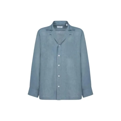 LARDINI Светло-синие мужские рубашки