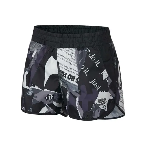 Nike Повседневные шорты Женские Черные